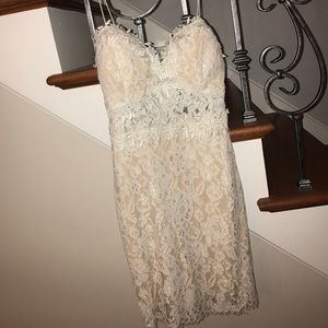Beautiful White Lace Dress- Never worn!