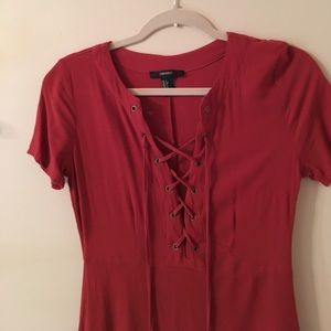 Skater style Lace up dress