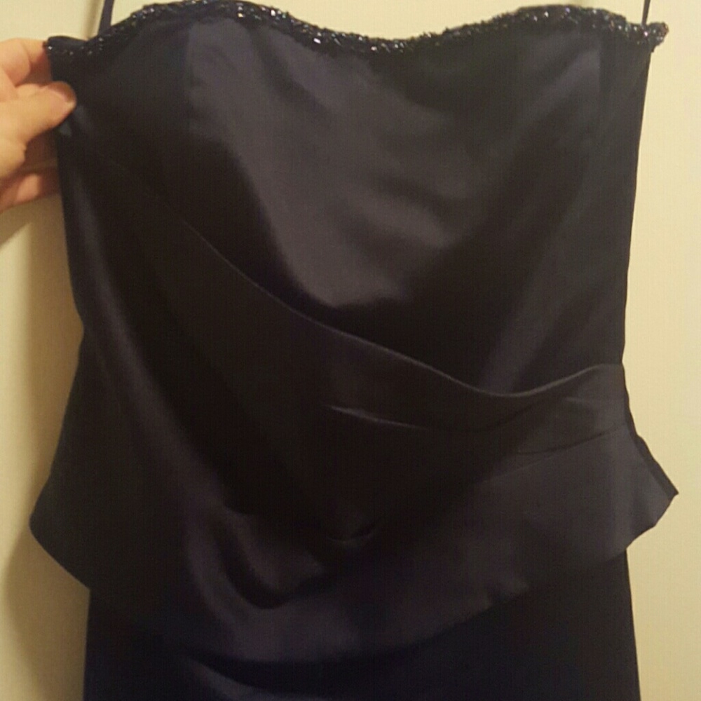 Navy Blue Bridesmaid Dress