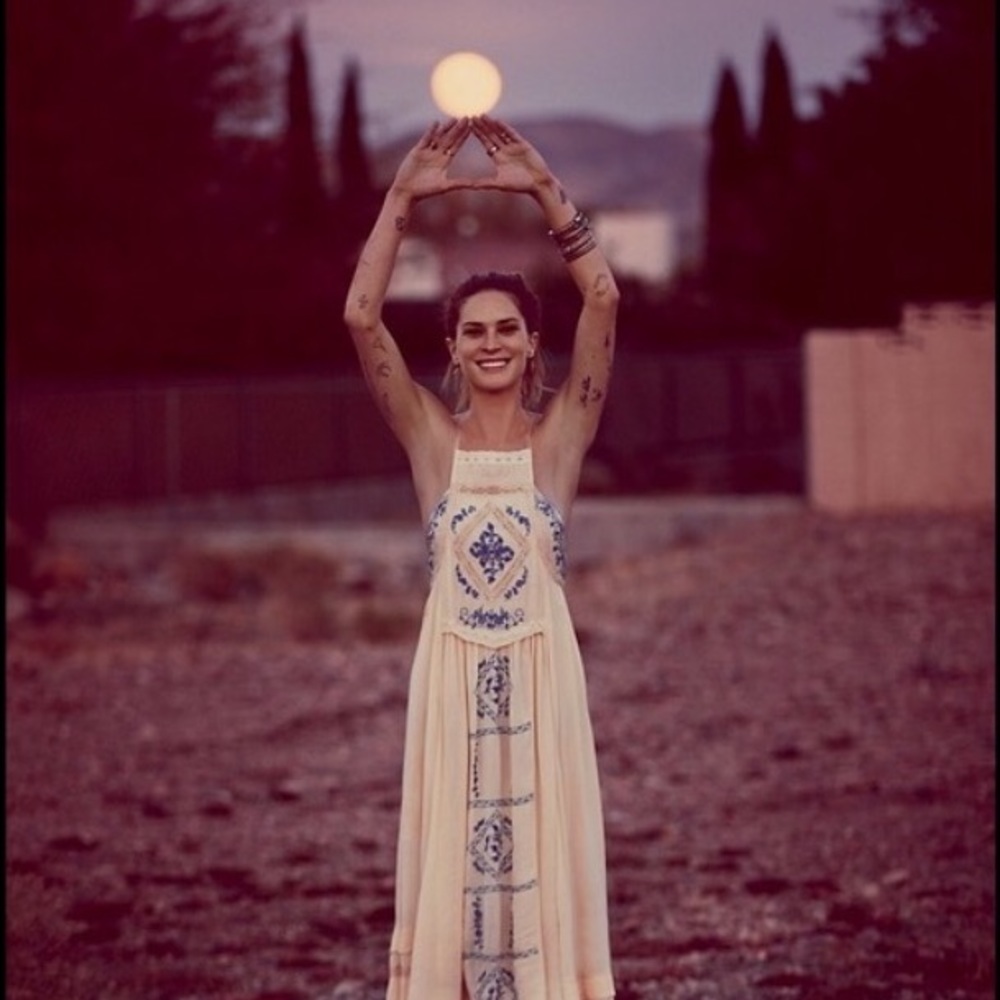 Free People "Diamonds in the Sky" dress.