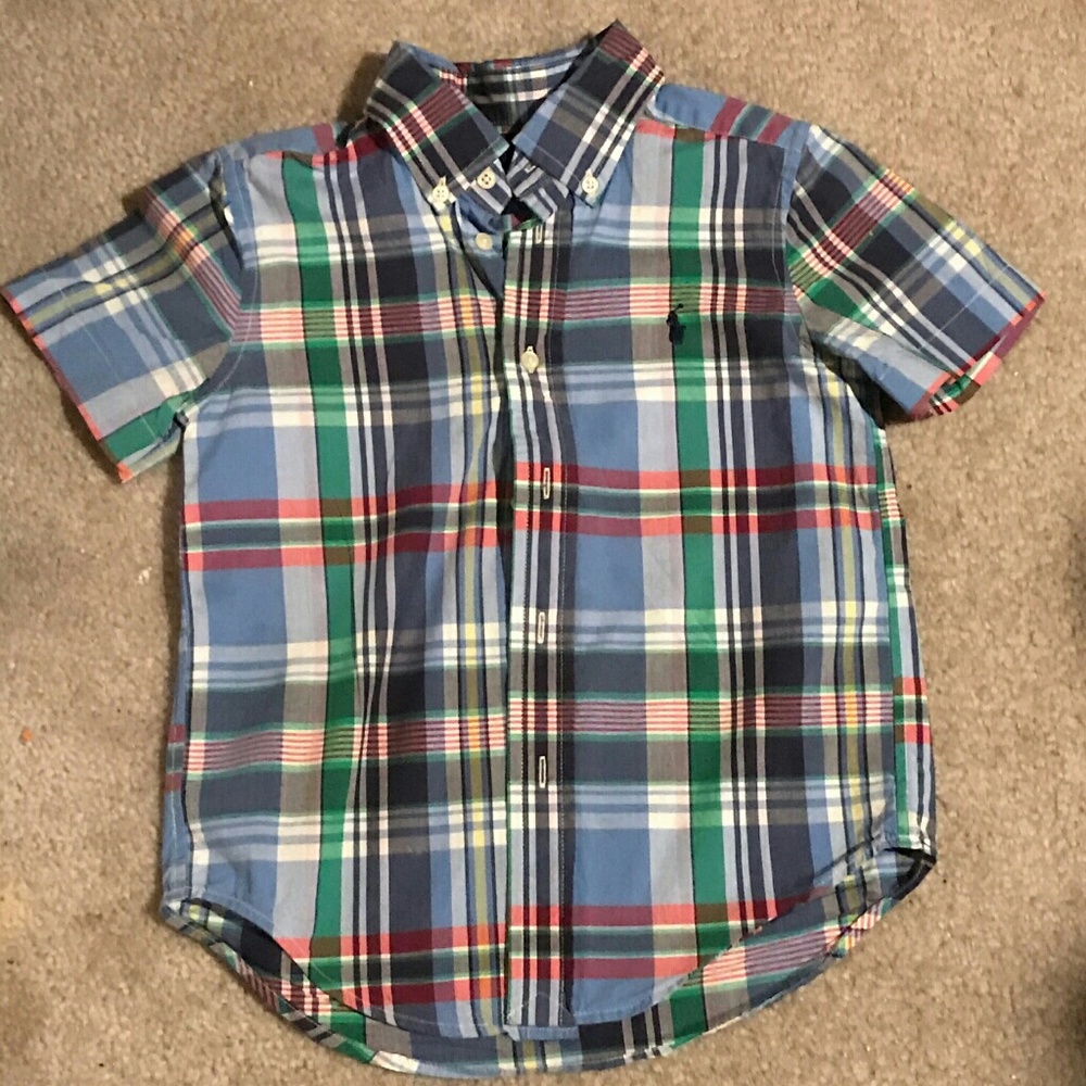 Multicolored blue ralph lauren polo