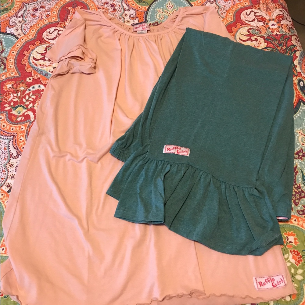 Ruffle girl outfit