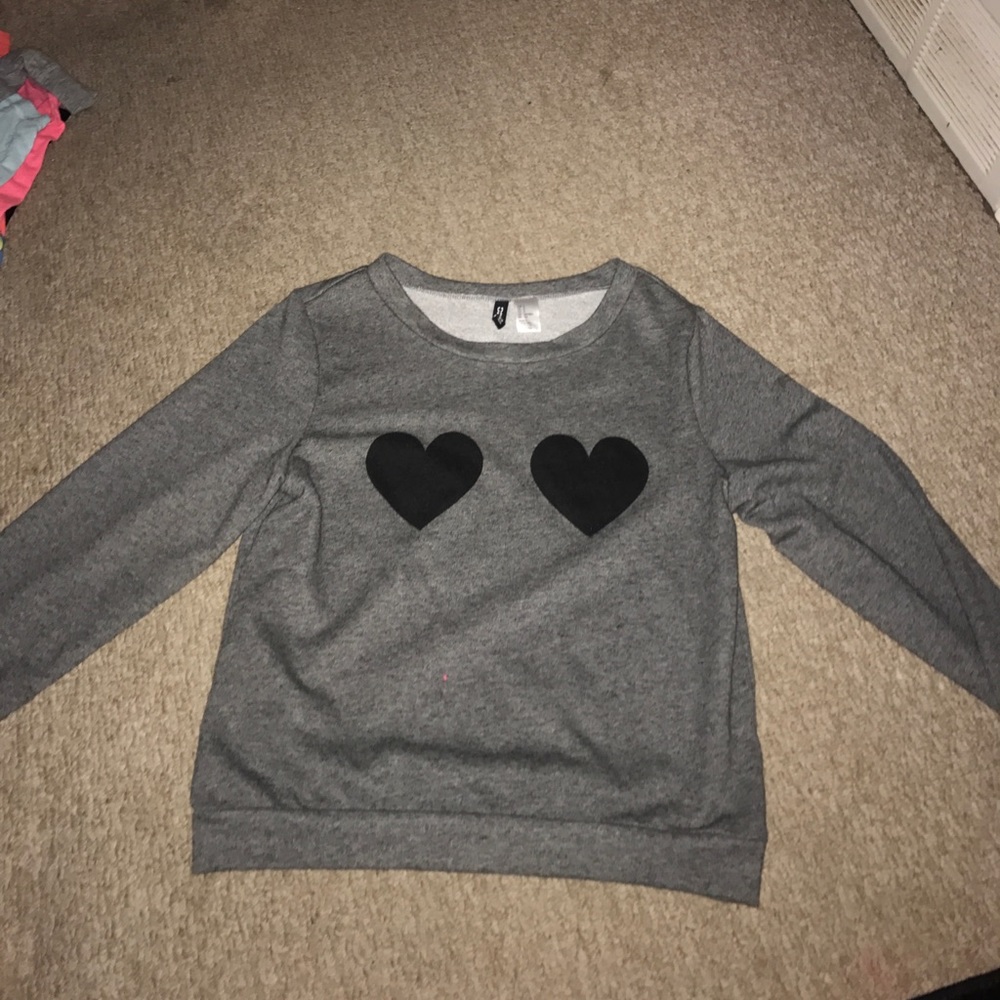 H&M heart sweater