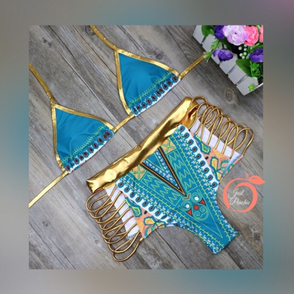 African Tribal Bikini Swimsuit