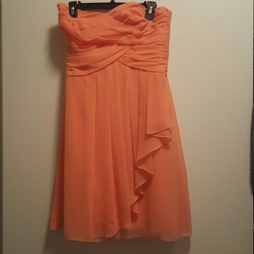 Pink Bridesmaid dress from Davids Bridal!