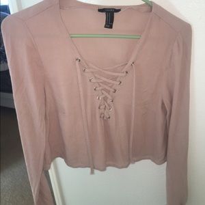 Loose Pink Long Sleeve