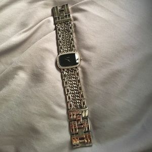 GUESS silver chain watch