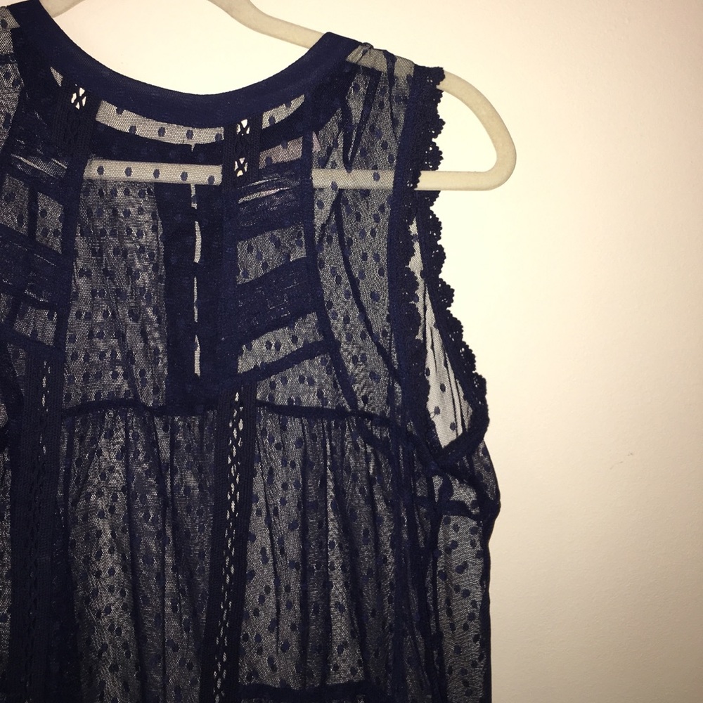 Poka Dot lace top