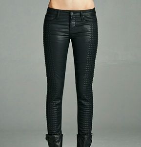 CultOfIndividuality Black Studded Skinnys NWT