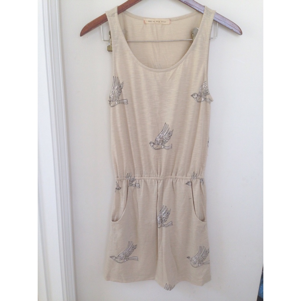 Bird patterned minidress