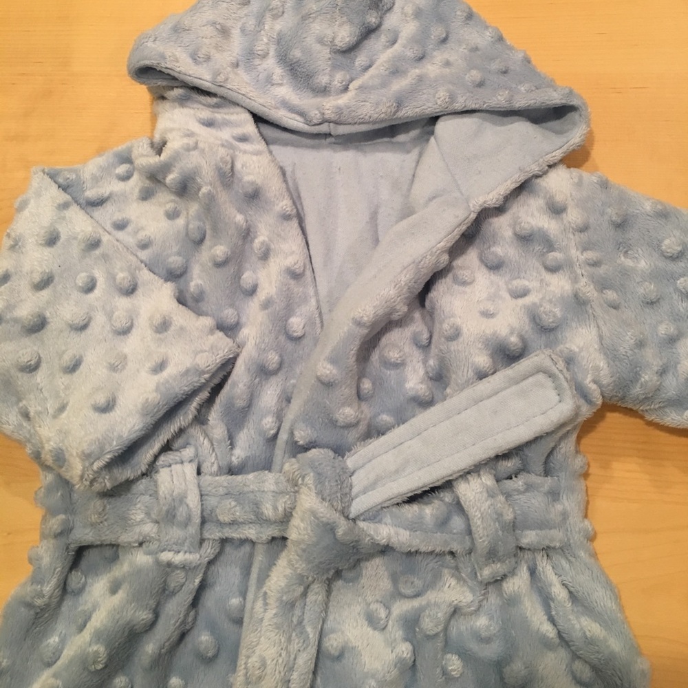 Baby boy bathrobe