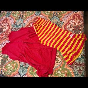 Ruffle girl outfit nwt