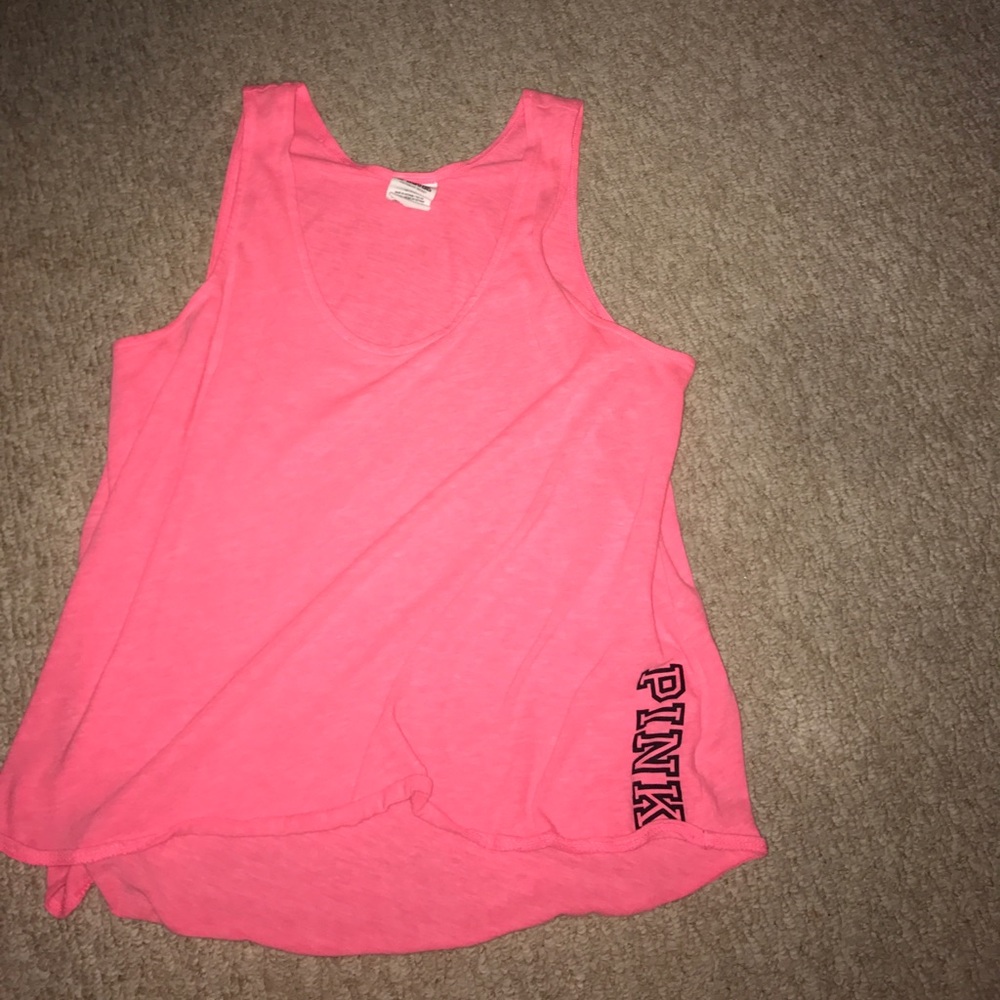 Pink tank top tee