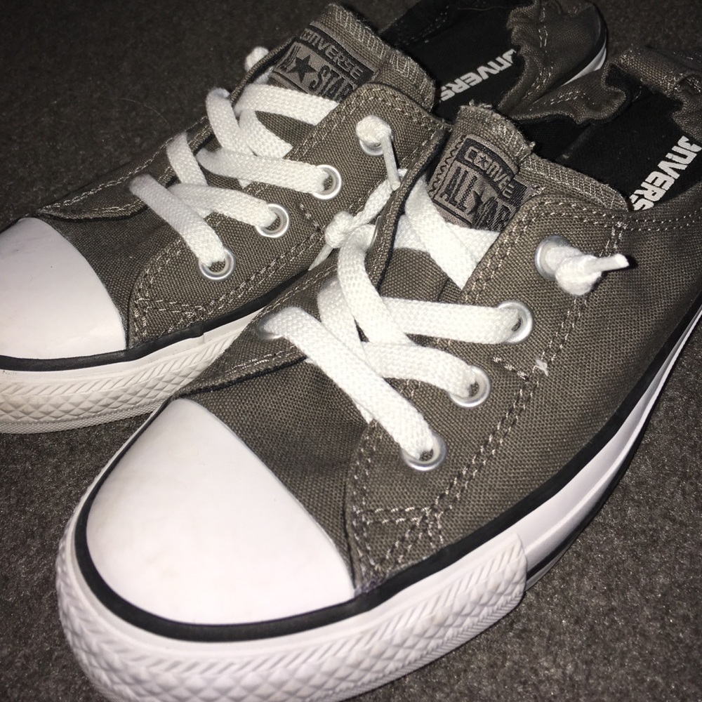 Gray Slip-On Converse