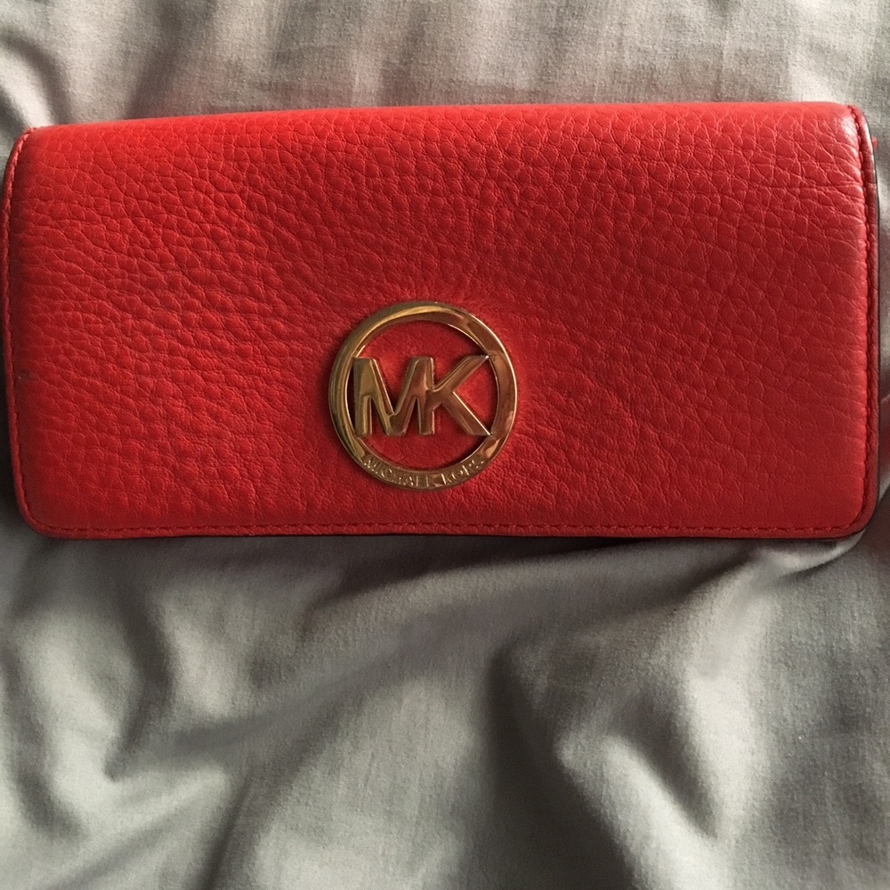 Michael Kors Red Wallet