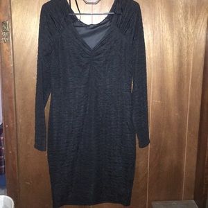 Torrid. Black long sleeve bodycon(ish) dress