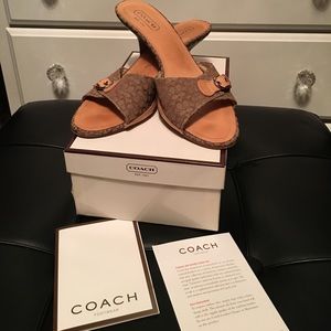 100% Authentic Coach Sandals