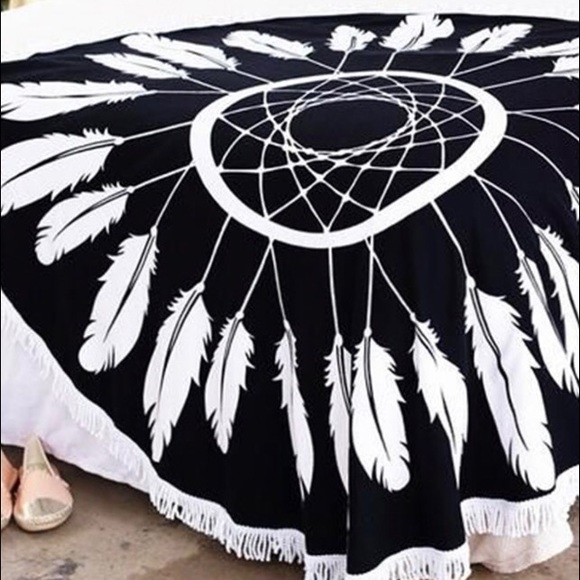 • FINAL PRICE• Feather Dreamcatcher Round Cover Up - Picture 3 of 8