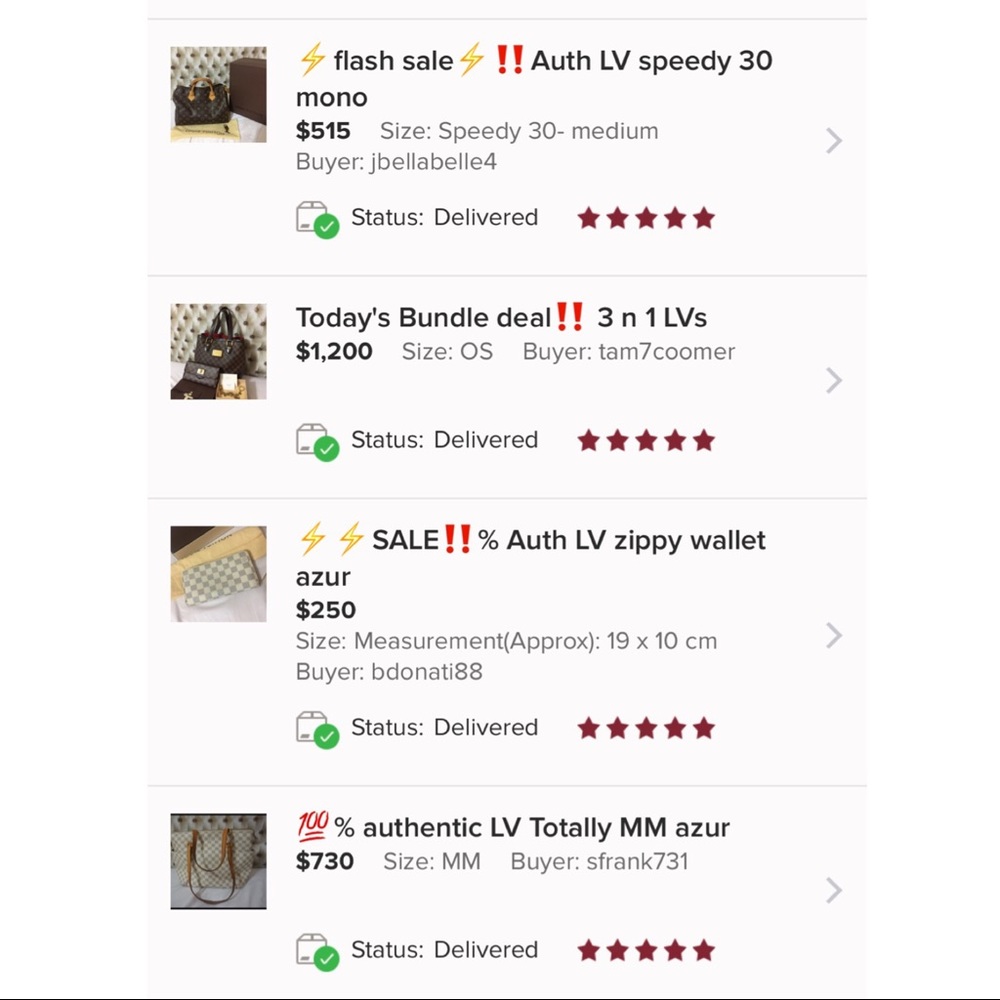 My seller stats