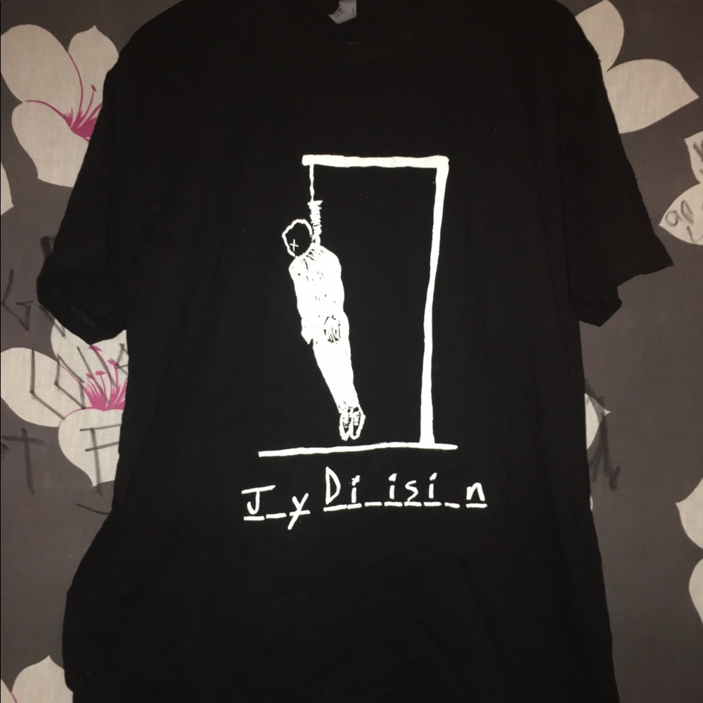 Joy Division hang man shirt
