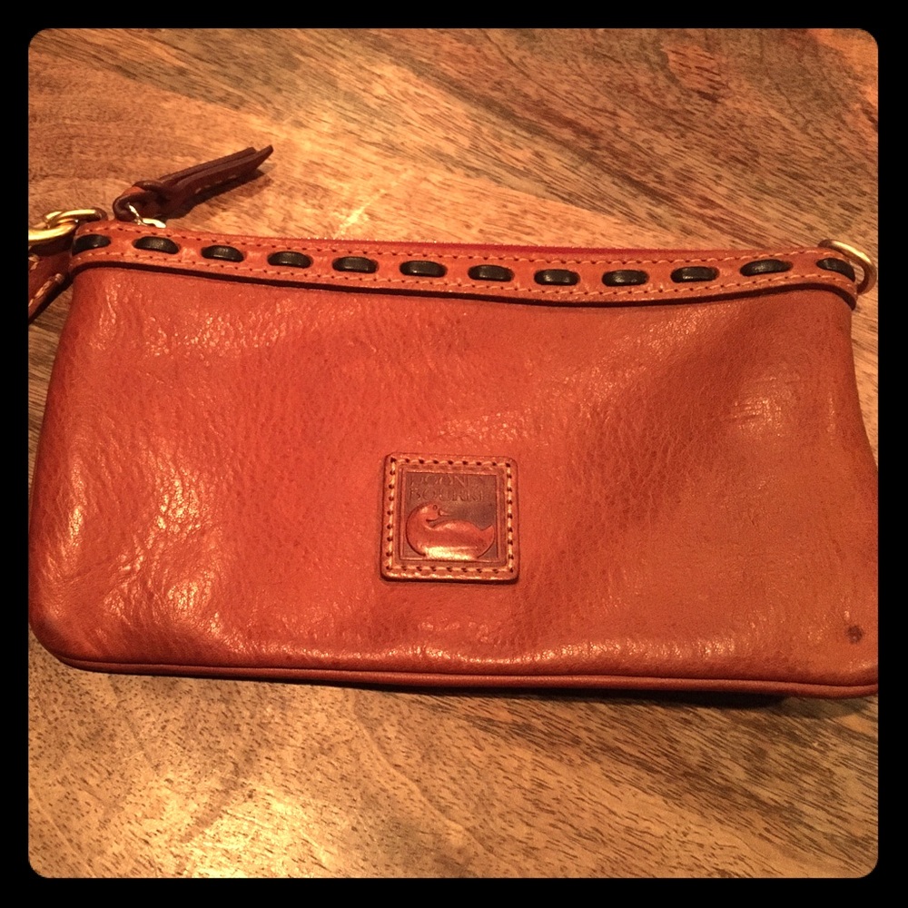 Dooney Bourke leather wristlet