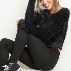 BRANDY furry sweater
