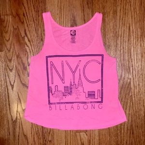 Coral Colored Billabong Tank Top