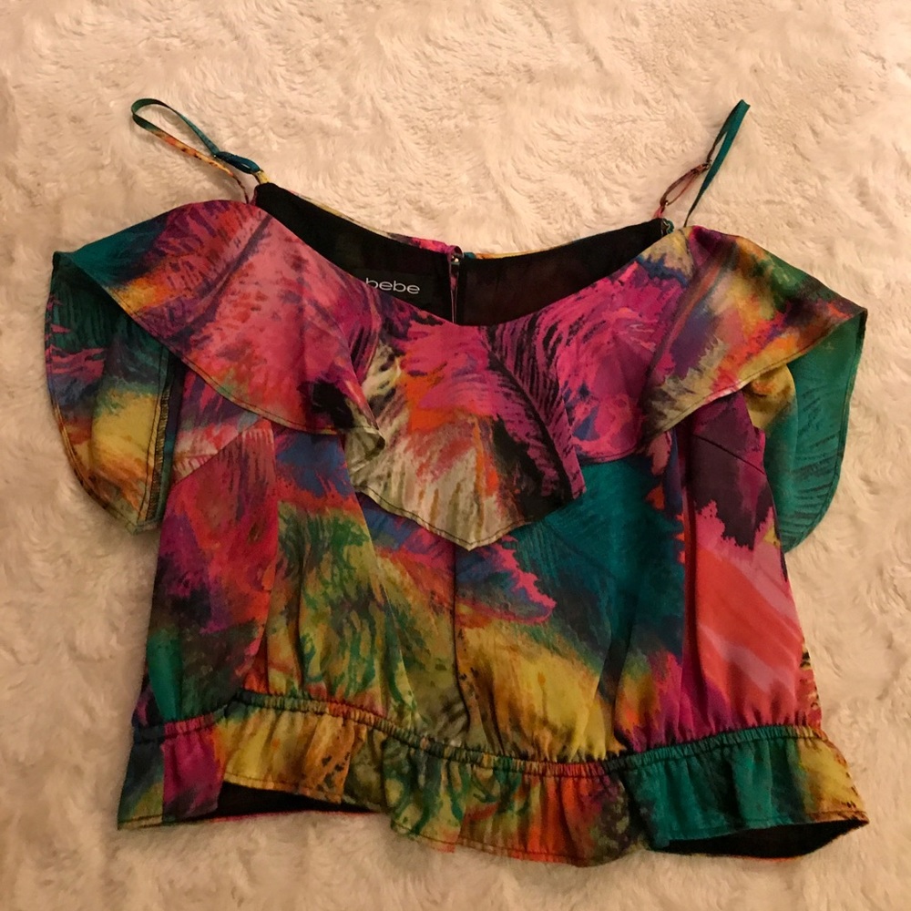 ❤️Crop silky top