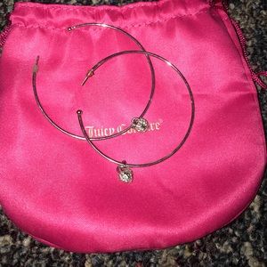 Juicy Couture hoop earrings