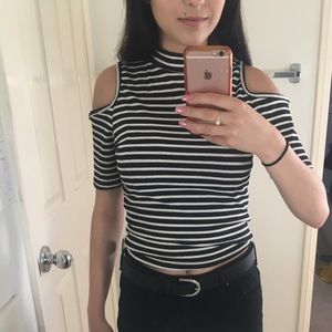 Striped Cropped Top