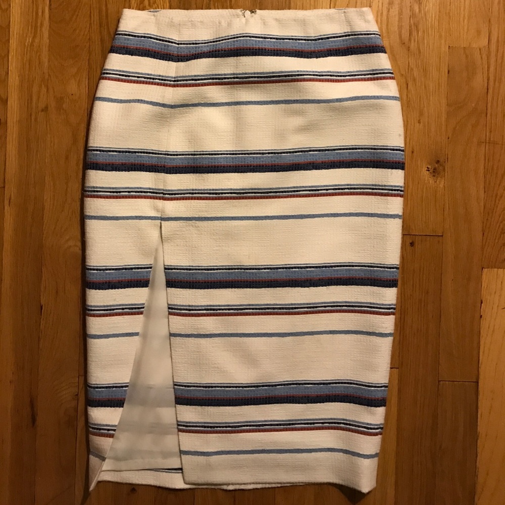 Intermix Striped Skirt