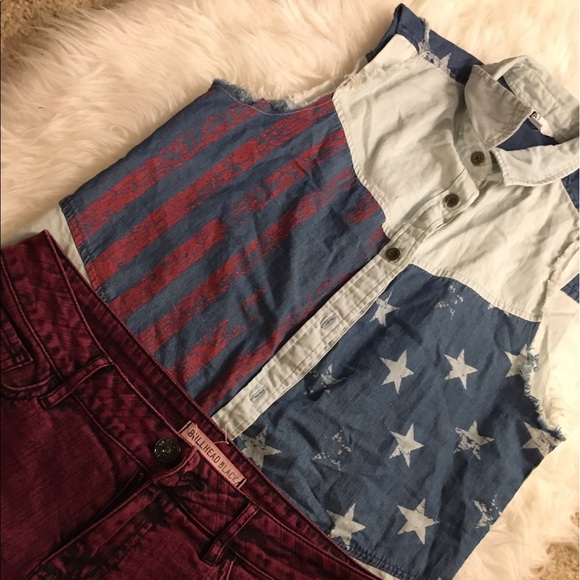 Volcom Jackets & Blazers - Volcom American Flag Top 🇺🇸