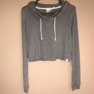 Soft In Love Cropped Hooded Sweater