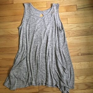 Super Soft Gray Sleeveless Top Sz 0