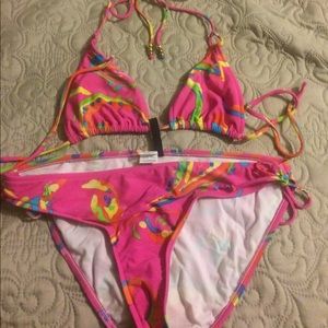 Ralph Lauren two-piece swim suit, worn 7-8 times.