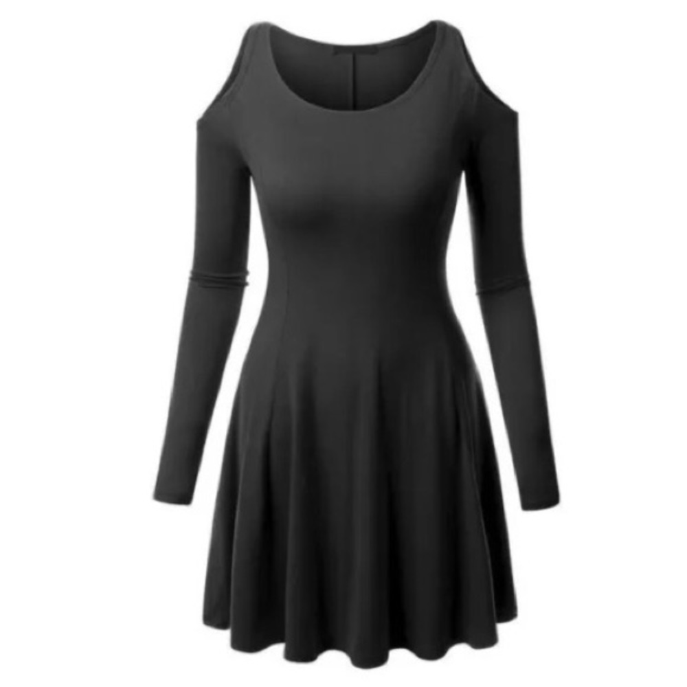 Cold shoulder dress