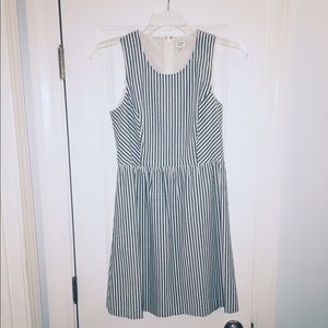 Striped Searsucker Preppy Dress