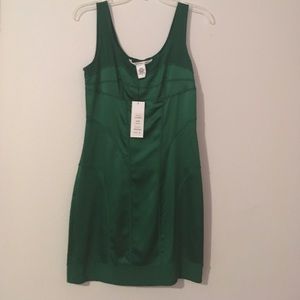 DIANEvonFURSTBERG Emerald Green Silk Dress 2 NWT