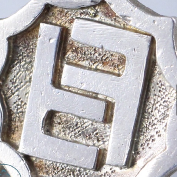 Fendi mid century Stirling silver antique earrings - Picture 6 of 8