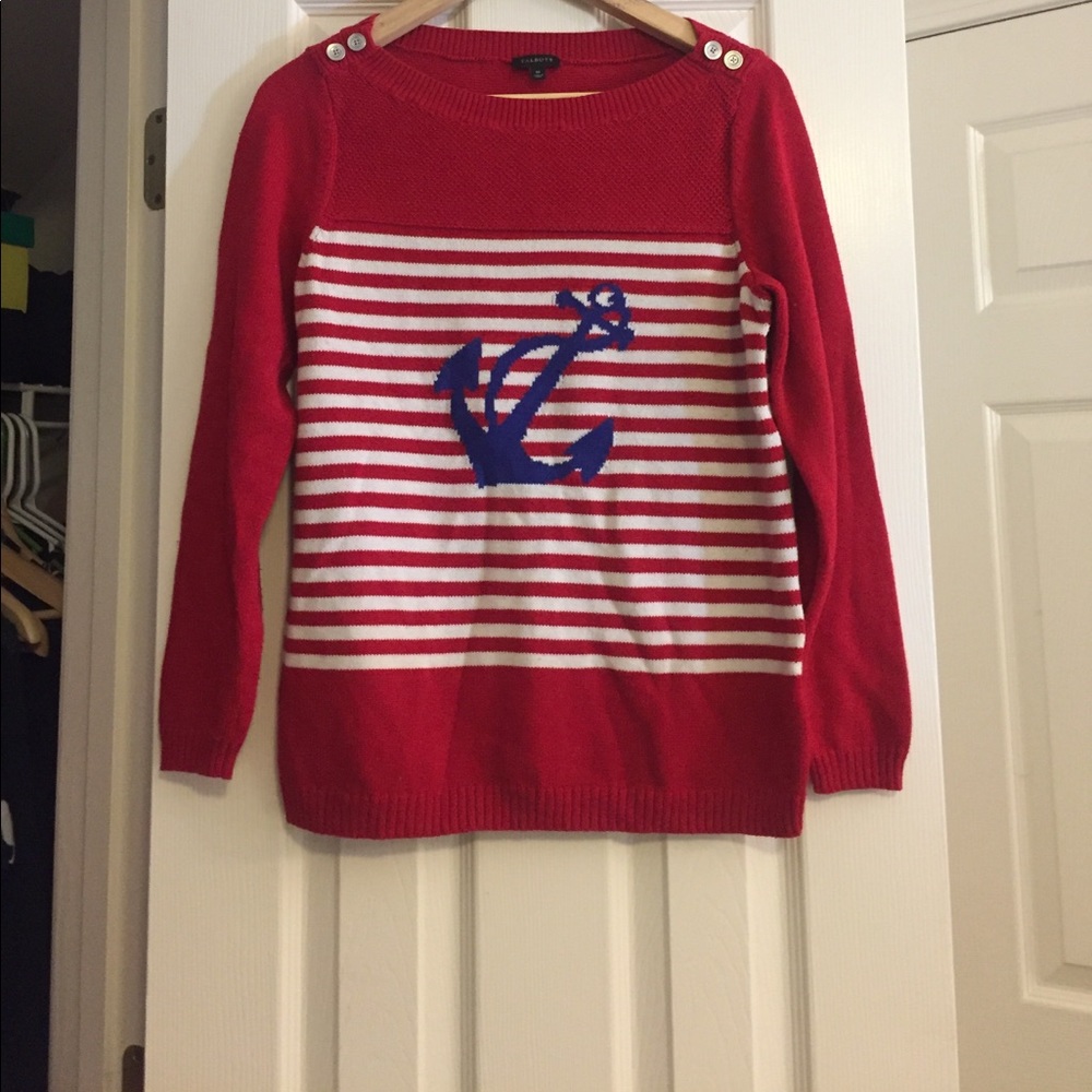 Talbots Anchor Sweater