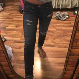 American Eagle Holey Jean