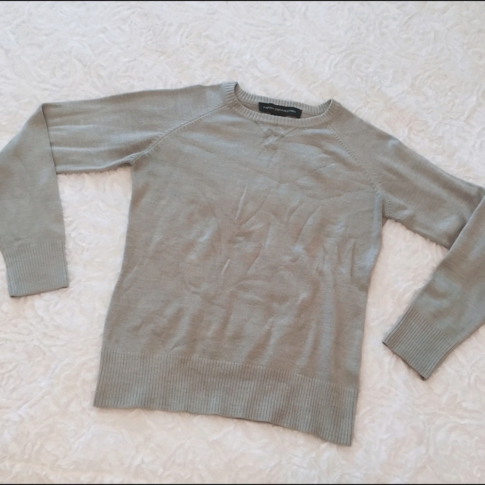 Light Gray Plain Sweatshirt