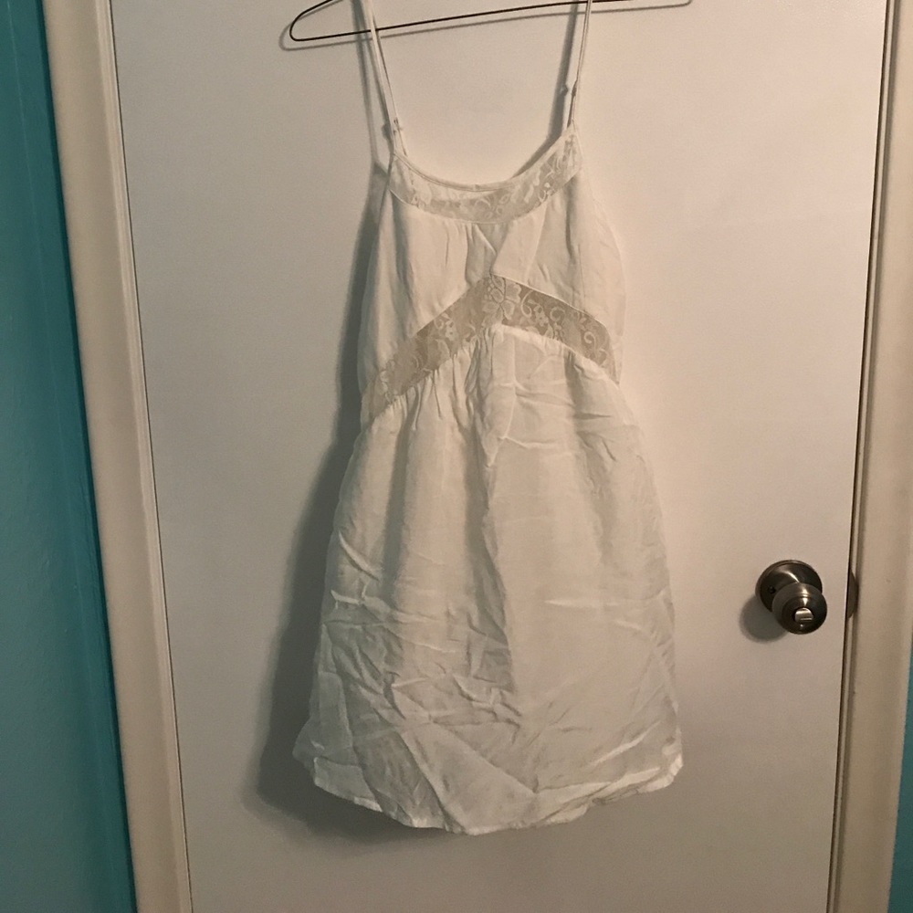 Tobi • Lace Cutout White Dress