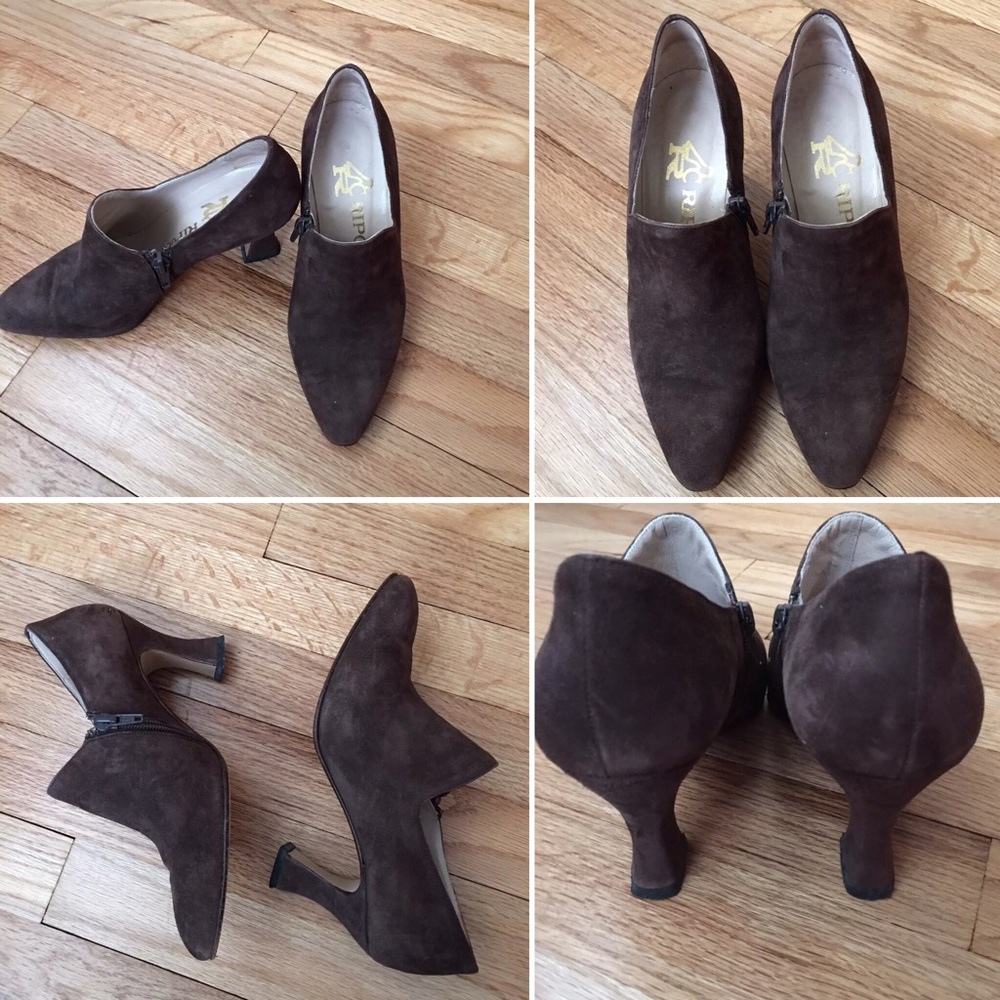 *Rare* Made in Italy Ripoli Suede Ankle Booties