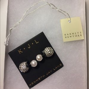 Kenneth Jay Lane double sided studs - New!