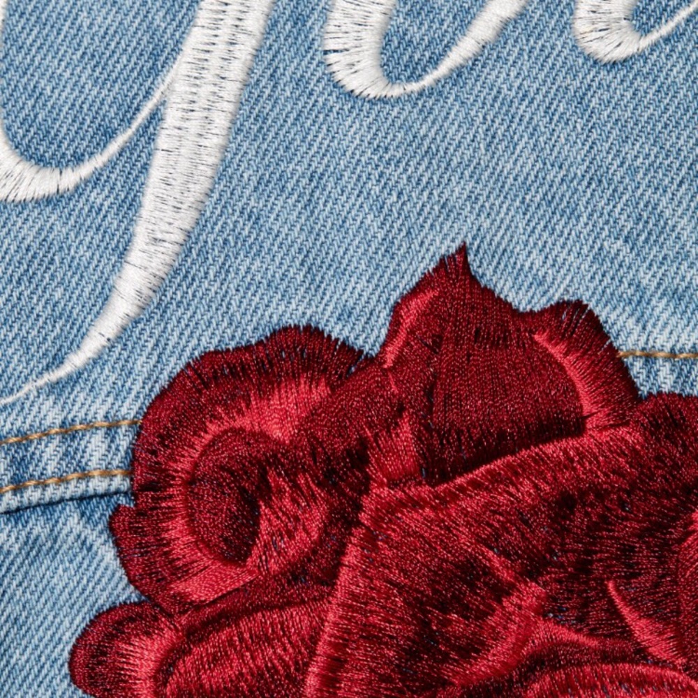 NWT Aritzia Embroidered TNA Yamashita Jean Jacket - Picture 8 of 8