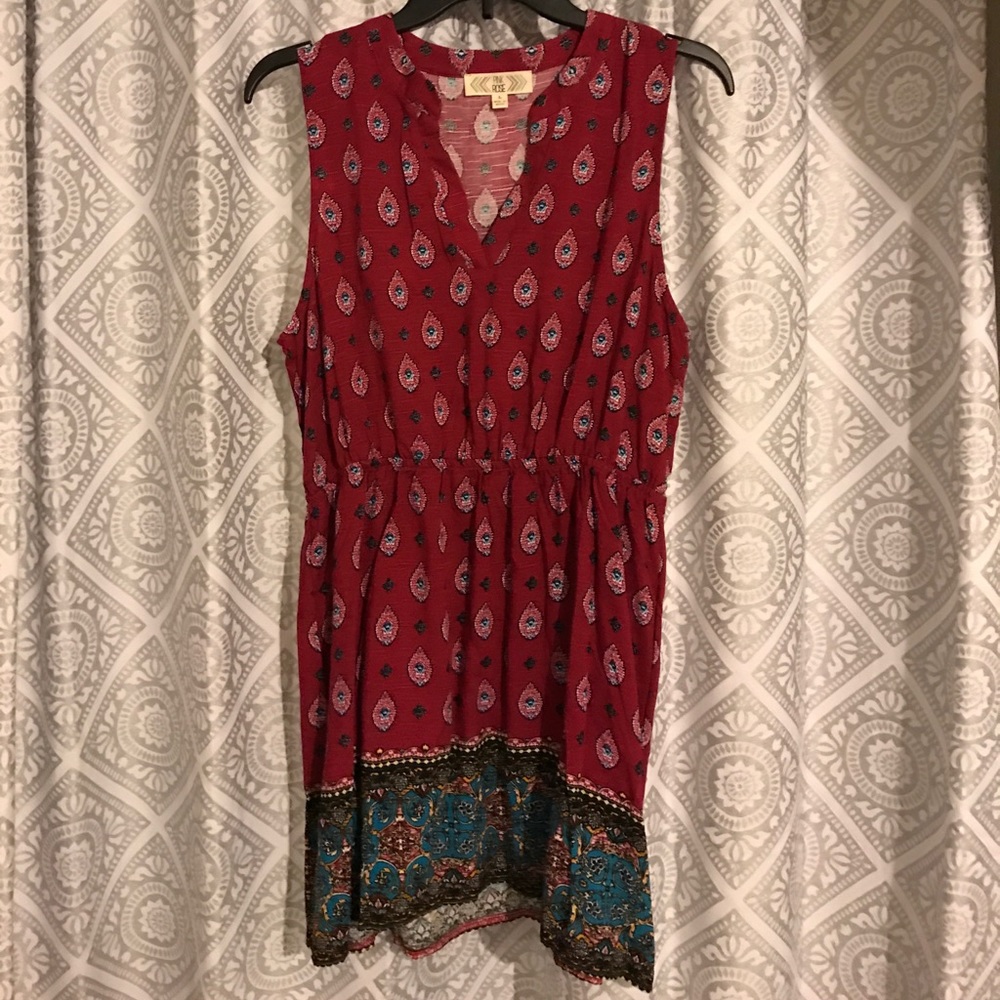 Printed sun dress