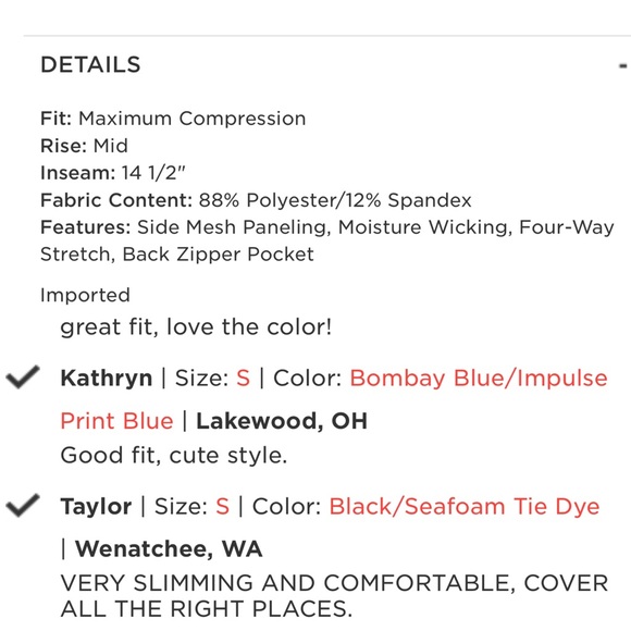 🔴SALE🔴Navy Rio Run mesh sided running Capri - Picture 4 of 4