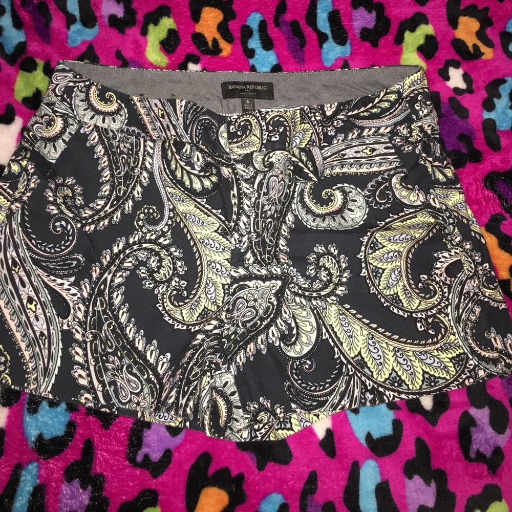 Banana Republic paisley shorts