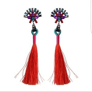 Tassel fashion trendy earring